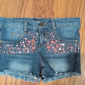 Lola + The Boys Blue Denim Shorts